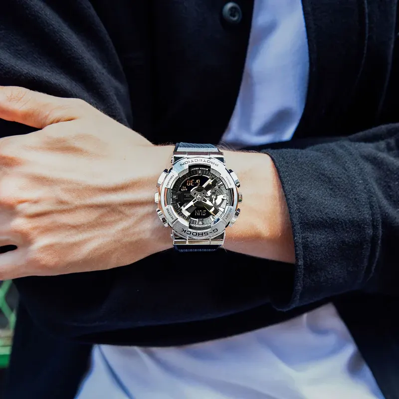 Casio G-Shock G-Steel  Analouge-Digital Dial Men's Watch- GM-110-1A